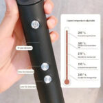 Hair Straightener Brush Straightening Curler Hot Comb Electric Adjustable Heat - Image 10