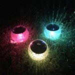 Outdoor Solar LED Floating Light Garden Pond Pool Lamp Rotating RGB Color Change - Image 11