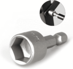 14 PCS Power Nut Driver Bit Set Quick Change MM & SAE Impact 1/4" Hex Shank USA - Image 17