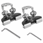 2PCS Pillar Hood Led Work Light Bar Mount Bracket Clamp Holder Offroad Universal - Image 17