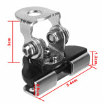 2PCS Pillar Hood Led Work Light Bar Mount Bracket Clamp Holder Offroad Universal - Image 18