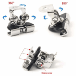 2PCS Pillar Hood Led Work Light Bar Mount Bracket Clamp Holder Offroad Universal - Image 7