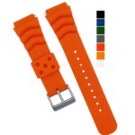 18mm 20mm 22mm Soft Silicone Watch Band Divers Replacement Strap Quick Release - Image 20