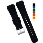 18mm 20mm 22mm Soft Silicone Watch Band Divers Replacement Strap Quick Release - Image 23