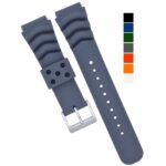 18mm 20mm 22mm Soft Silicone Watch Band Divers Replacement Strap Quick Release - Image 17