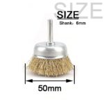 2-Pack 3 Pcs Wire Brush Wheel Set Cup Drill Bit Rust Paint Attachment 1/4" USA - Image 12