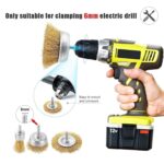 2-Pack 3 Pcs Wire Brush Wheel Set Cup Drill Bit Rust Paint Attachment 1/4" USA - Image 14