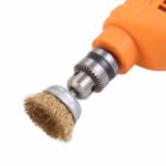 2-Pack 3 Pcs Wire Brush Wheel Set Cup Drill Bit Rust Paint Attachment 1/4" USA - Image 10