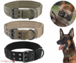 2" Wide Tactical Heavy Duty Nylon Large Dog Collar K9 Military With Metal Buckle - Image 19