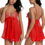 Women's Sexy Lingerie Babydoll Sleepwear Underwear Lace Dress G-String Nightwear - Image 6