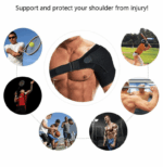 Shoulder Brace Support Compression Sleeve Torn Rotator Cuff AC Joint Pain Relief - Image 14