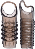 2PCS Reusable Cock Ring Glans Penis Enlarger Delayed Ejaculation Sleeve Extender - Image 13