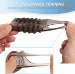 2PCS Reusable Cock Ring Glans Penis Enlarger Delayed Ejaculation Sleeve Extender - Image 15