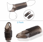 2PCS Reusable Cock Ring Glans Penis Enlarger Delayed Ejaculation Sleeve Extender - Image 16