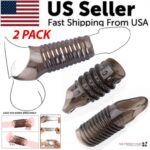 2PCS Reusable Cock Ring Glans Penis Enlarger Delayed Ejaculation Sleeve Extender