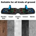 28 in 1 Push Up Rack Board System Fitness Workout Train Home Gym Exercise Stands - Image 14