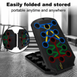 28 in 1 Push Up Rack Board System Fitness Workout Train Home Gym Exercise Stands - Image 18