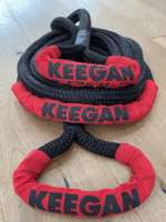 KEEGAN TOOLS 1.25"x30' Kinetic Energy Recovery Rope 46000 lbs Tow Rope Carry Bag - Image 10
