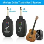 UHF Guitar Wireless System Transmitter+Receiver Built In Rechargeable Battery - Image 5