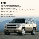 Fit For Chevy Silverado/Tahoe/Suburban 2007-2014 US Dashboard Pad Dash Cover Mat - Image 3