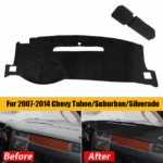 Fit For Chevy Silverado/Tahoe/Suburban 2007-2014 US Dashboard Pad Dash Cover Mat - Image 9