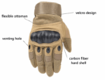 Tactical Motorcycle Motocross Full Finger Gloves Motorbike Riding Racing Mittens - Image 5