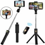 Selfie Stick Tripod Remote Desktop Stand Cell Phone Holder For iPhone Samsung US - Image 2