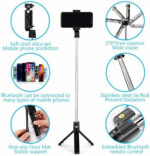 Selfie Stick Tripod Remote Desktop Stand Cell Phone Holder For iPhone Samsung US - Image 11