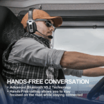 Trucker Bluetooth 5.2 Wireless Headset With Noise Cancelling Mic For Phones PC - Image 11