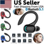 New Bluetooth 5.1 Headset Wireless Earbuds Earphones Stereo Headphones Ear Hook - Image 4