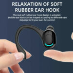 New Bluetooth 5.1 Headset Wireless Earbuds Earphones Stereo Headphones Ear Hook - Image 7