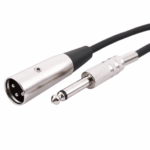 XLR 3-Pin Male To 1/4" Plug TS Microphone Mono Cable Unbalanced Shielded Audio - Image 5