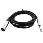 XLR 3-Pin Male To 1/4" Plug TS Microphone Mono Cable Unbalanced Shielded Audio - Image 18