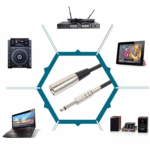 XLR 3-Pin Male To 1/4" Plug TS Microphone Mono Cable Unbalanced Shielded Audio - Image 6