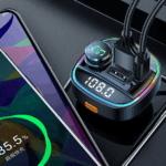 Bluetooth 5.0 Car Wireless FM Transmitter Adapter USB PD Charger AUX Hands-Free - Image 15