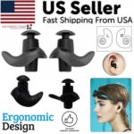 5/10 Pairs Soft Silicone Ear Plugs For Swimming Sleeping Anti Snore Reusable USA - Image 2