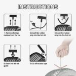 68pc Tire Repair Kit DIY Flat Tire Repair Car Truck Motorcycle Home Plug Patch - Image 10