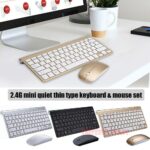 Mini Wireless Keyboard And Mouse Set Waterproof 2.4G For Mac Apple PC Computer - Image 4