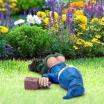 Drunk Dwarf Garden Gnome Decoration Drunken Ornament Decor Yard Patio Lawn US - Image 8