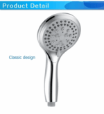 High Pressure Shower Head 5 Settings Handheld Shower Heads Spray With 5 FT Hose - Image 13