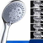 High Pressure Shower Head 5 Settings Handheld Shower Heads Spray With 5 FT Hose - Image 6