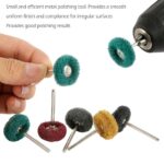 50 Metal Polishing Buffing Wheel Burr Kit Rotary Tool Accessories Set For Dremel - Image 7