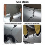 500PCS Hot Stapler Staples Repair Kit For Plastic Welder Gun Car Bumper Fender - Image 15