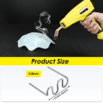 500PCS Hot Stapler Staples Repair Kit For Plastic Welder Gun Car Bumper Fender - Image 17