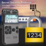 64GB Rechargeable LCD Digital Audio Sound Voice Recorder Dictaphone MP3 Player - Image 9