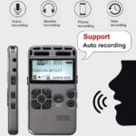 64GB Rechargeable LCD Digital Audio Sound Voice Recorder Dictaphone MP3 Player - Image 10