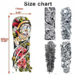 5Pcs Large Temporary Body Art Arm Tattoo Sticker Sleeve Man Women Waterproof USA - Image 2