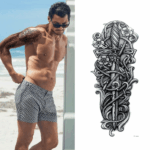 5Pcs Large Temporary Body Art Arm Tattoo Sticker Sleeve Man Women Waterproof USA - Image 3