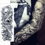 5Pcs Large Temporary Body Art Arm Tattoo Sticker Sleeve Man Women Waterproof USA - Image 5