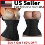 Corset Waist Trainer Training Shaper Body Shapewear Underbust Cincher Tummy Belt - Image 19